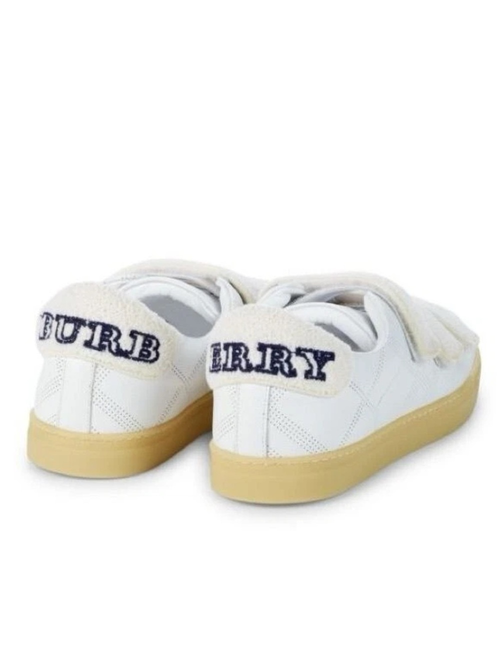 Burberry White perfect storm sneakers NWOT
